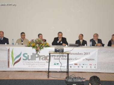 6&ordm;  Congresso Sul-Brasileiro de atualiza&ccedil;&atilde;o no Controle de Pragas e Vetores